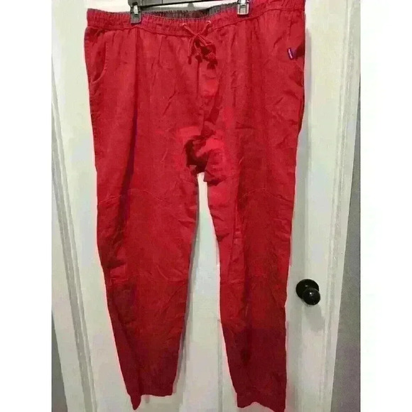 Phat Farm Men's 5XL Y2K Red /Burgundy Stretch Jogger Pristine condition - Picture 1 of 10